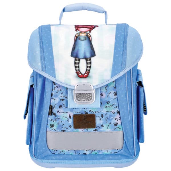 Rucsac Școală Fete Ergonomic cu Închidere Metalică - Gorjuss Where Am I