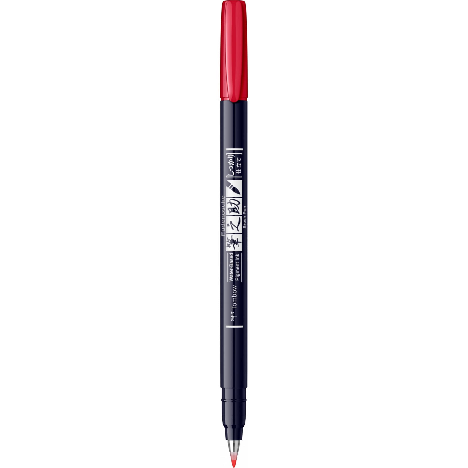 Marker Caligrafic Hard Small Writing Tombow Fudenosuke Vivid 25 Red