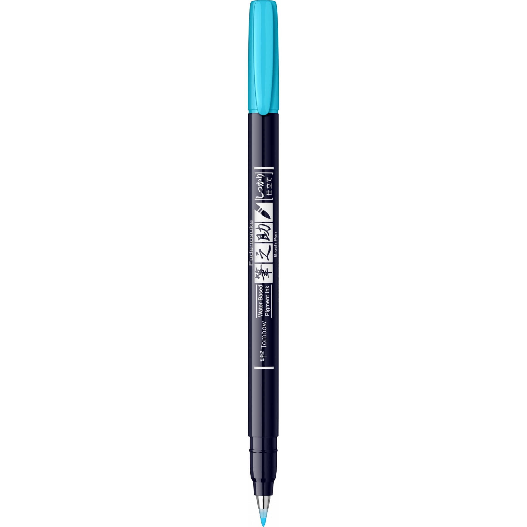 Marker Caligrafic Hard Small Writing Tombow Fudenosuke 96 Neon Blue