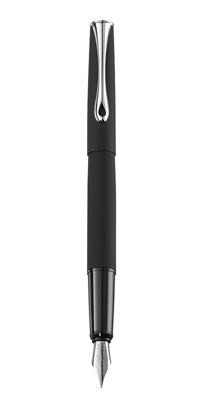 Stilou Diplomat Esteem, cu penita B, din otel inoxidabil - lapis black