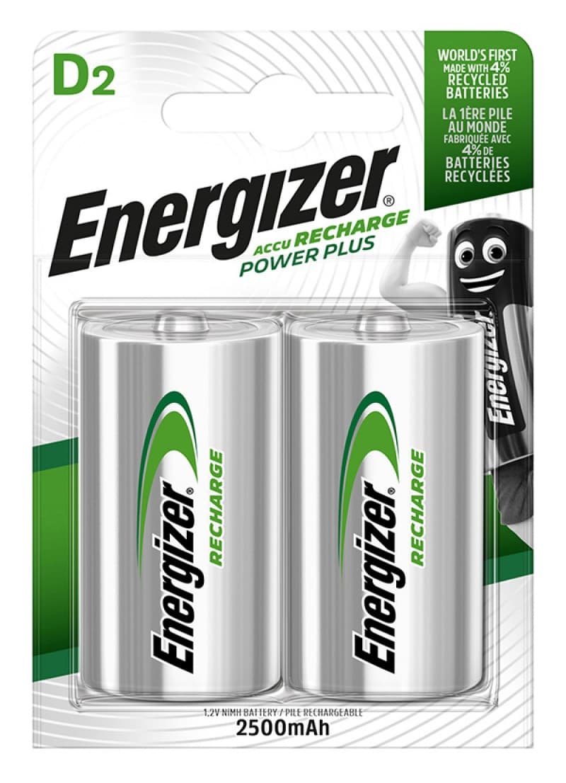 Acumulatori Power Plus D, 2500 mAh, 2 buc/set, Energizer