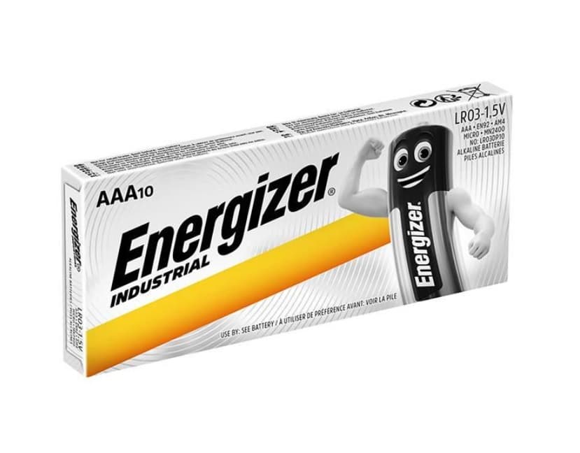Baterie industriala AAA, 10 buc/cutie, Energizer, de 5 ori mai puternica decat cele carbon-zinc