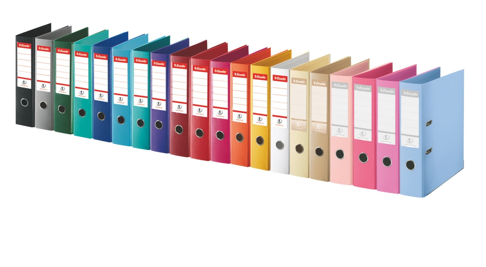 Biblioraft plastifiat interior- exterior Esselte No.1 Power A4 7,5 cm - nisip
