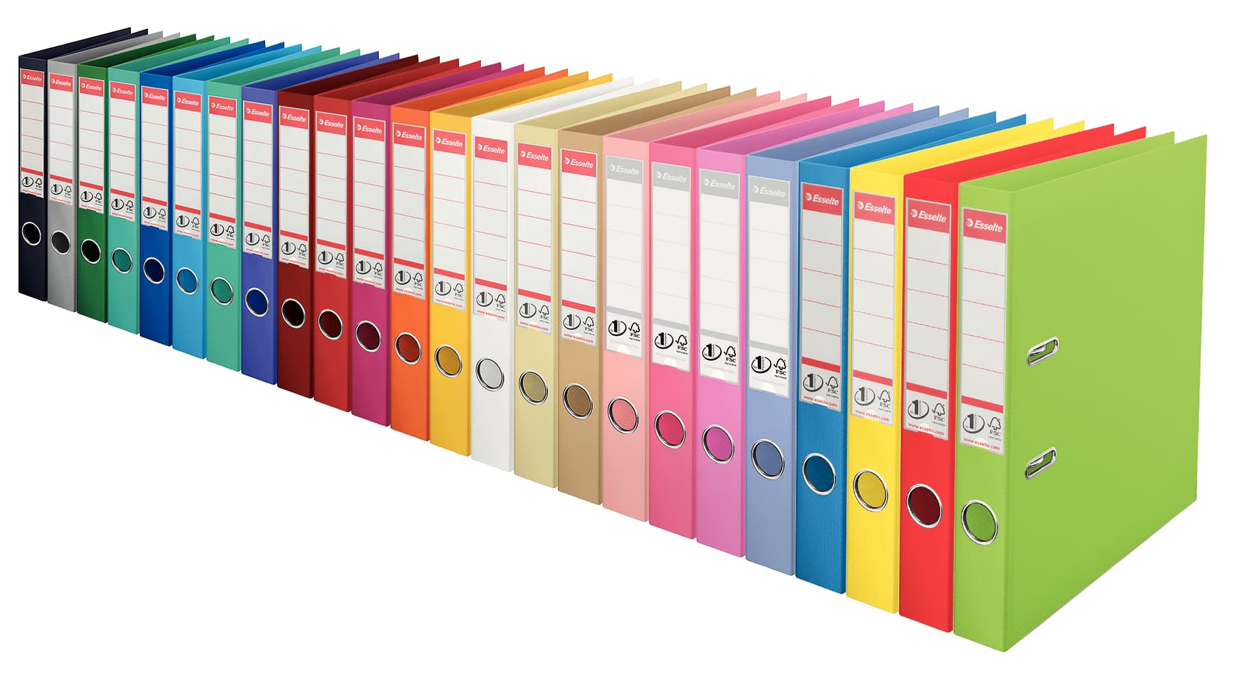 Biblioraft Esselte No.1 Power, PP/PP, partial reciclat, FSC A4 5 cm - culoarea nisipului