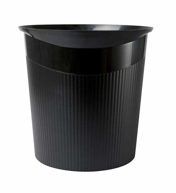 Cos de birou pentru hartii, 13 litri, HAN Re-Loop - negru