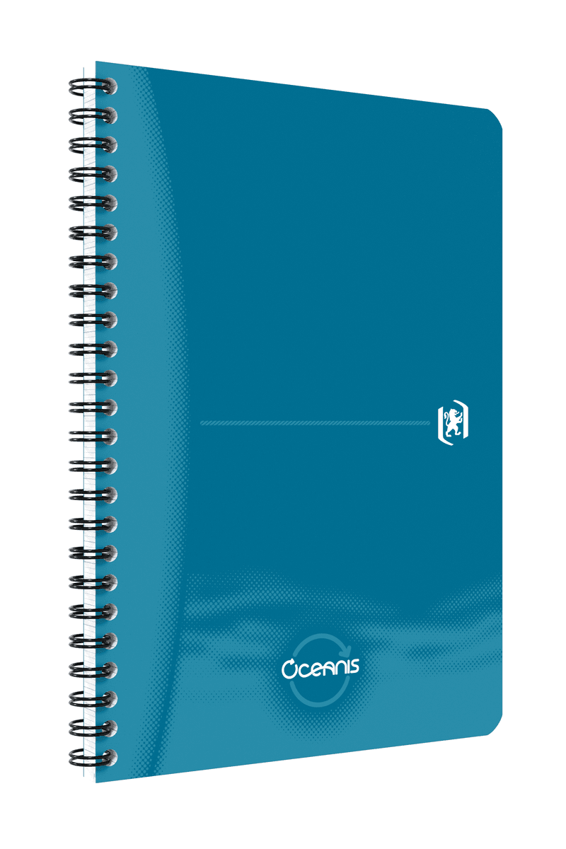 Caiet A5 Oxford Office Oceanis, 90 file, hartie Optik 90g/mp, spira dubla, scribzee, dictando, diverse culori
