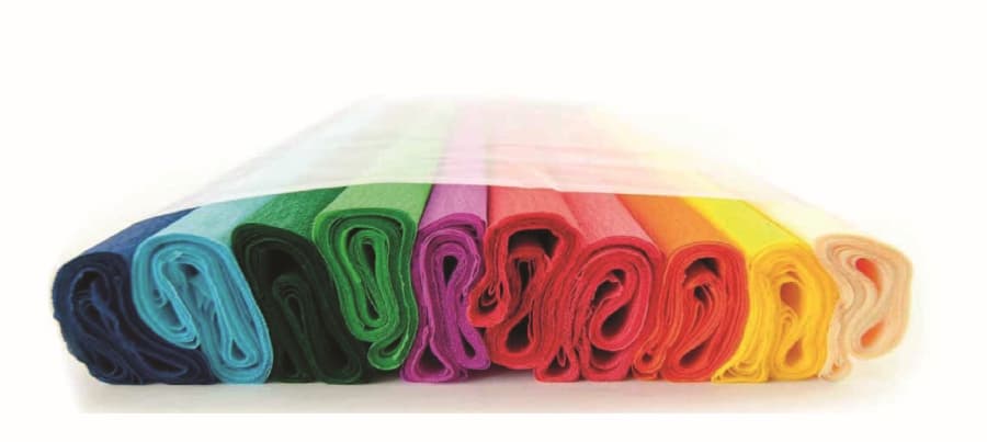 HARTIE CREPONATA HOBBY 50X200CM SET 10 DIVERSE CULORI