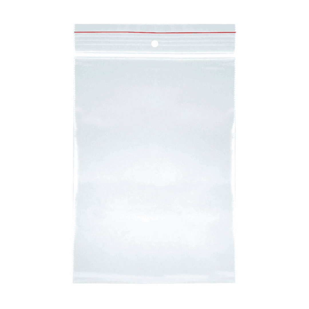 Pungi plastic cu fermoar pentru sigilare, 190 x 250mm, 40 microni, 100 buc/set, Office Products -tra