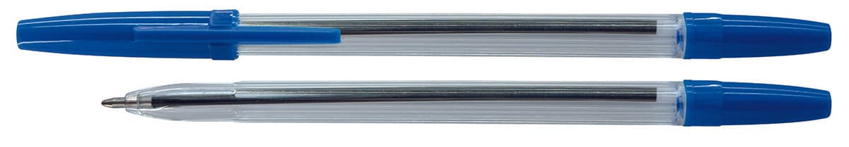Pix transparent de unica folosinta , varf 1.0mm, Office Products - albastru