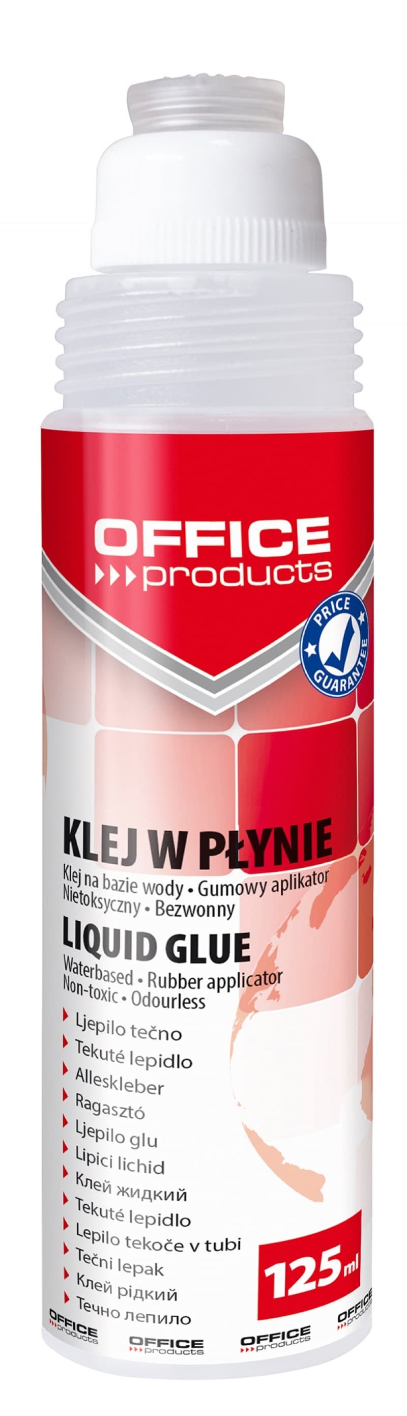 Lipici lichid 125ml, aplicator cu cauciuc, Office Products