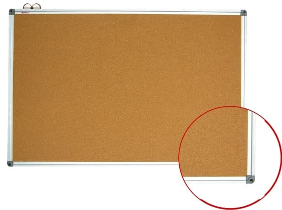 Panou pluta cu rama din aluminiu,  90 x 180 cm