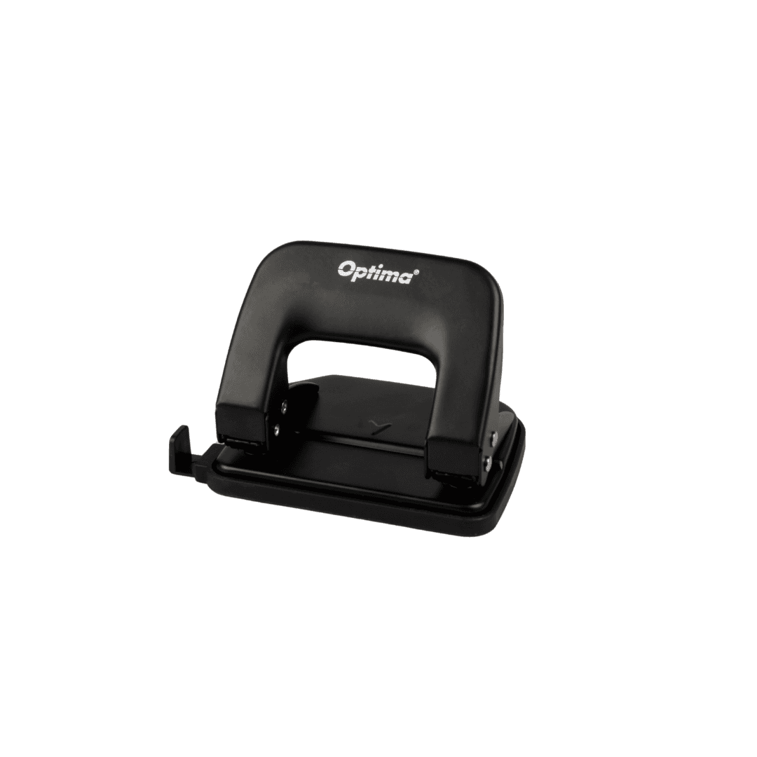 Perforator metalic,   25 coli, Optima Classic MP25 - negru
