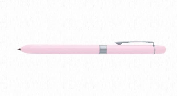 Pix multifunctional de lux PENAC Multisync MS-107, in cutie cadou, corp roz - accesorii argintii