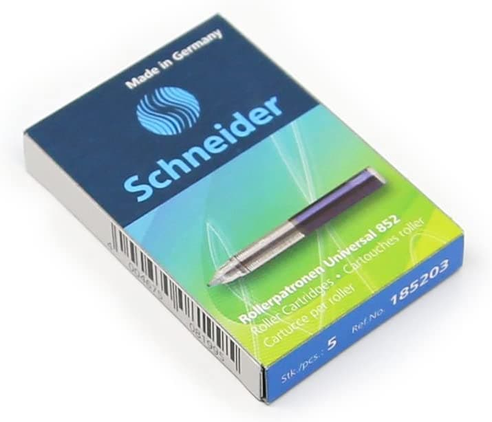 Rezerva SCHNEIDER 852, pentru roller Breeze, Base Senso, Base Ball, 5 buc/set - albastru