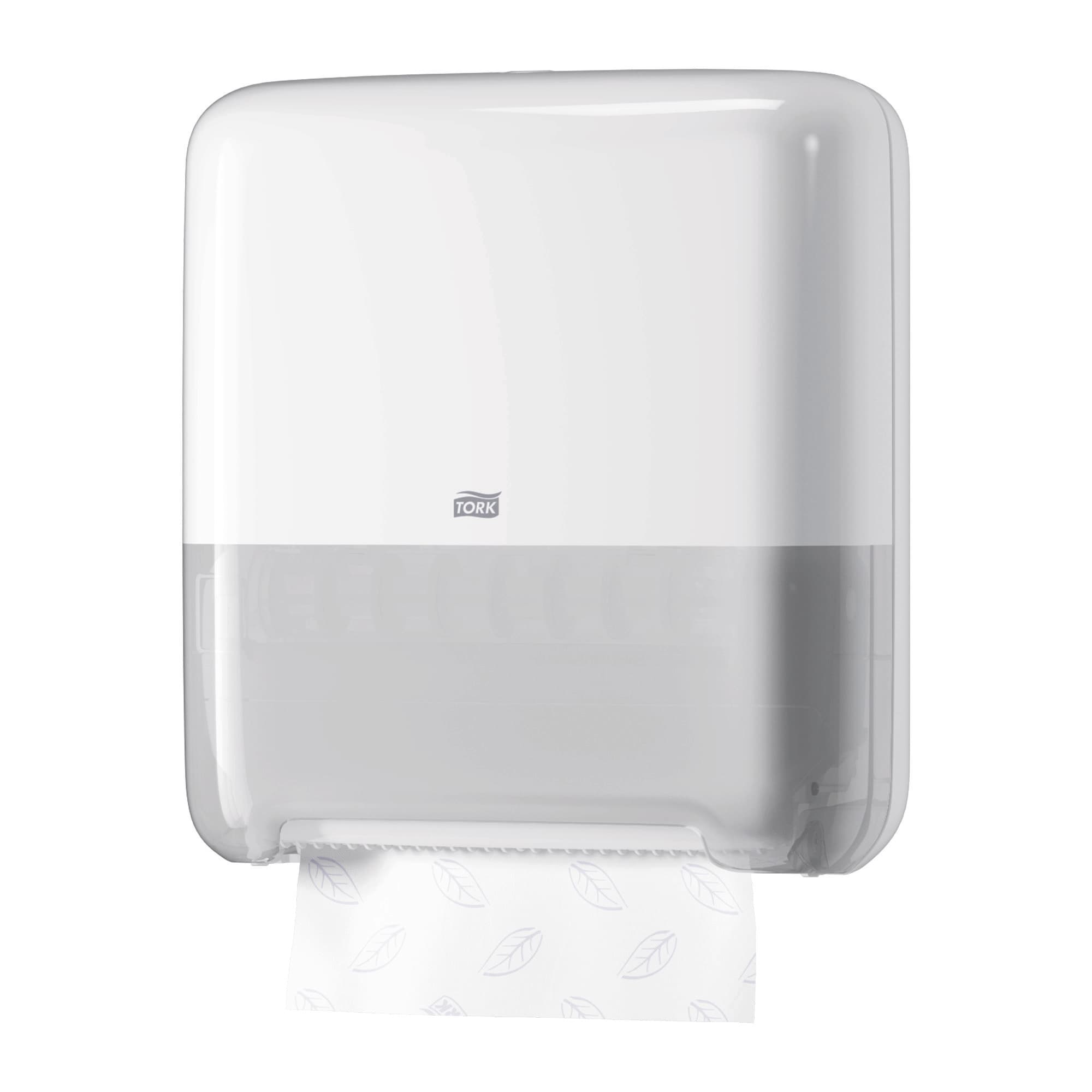 Dispenser TORK Elevation Matic pentru rola prosop, 372x337x203mm - alb