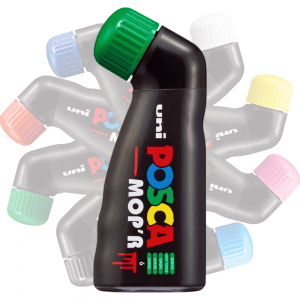 Marker UNI Posca Mop'r PCM22, varf rotund buretat, 3.0-19.0mm