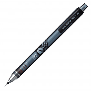 Creion mecanic UNI KURU TOGA, 0.5mm / 0.7mm, cu mecanism autoascutire, corp plastic, cu guma de sters