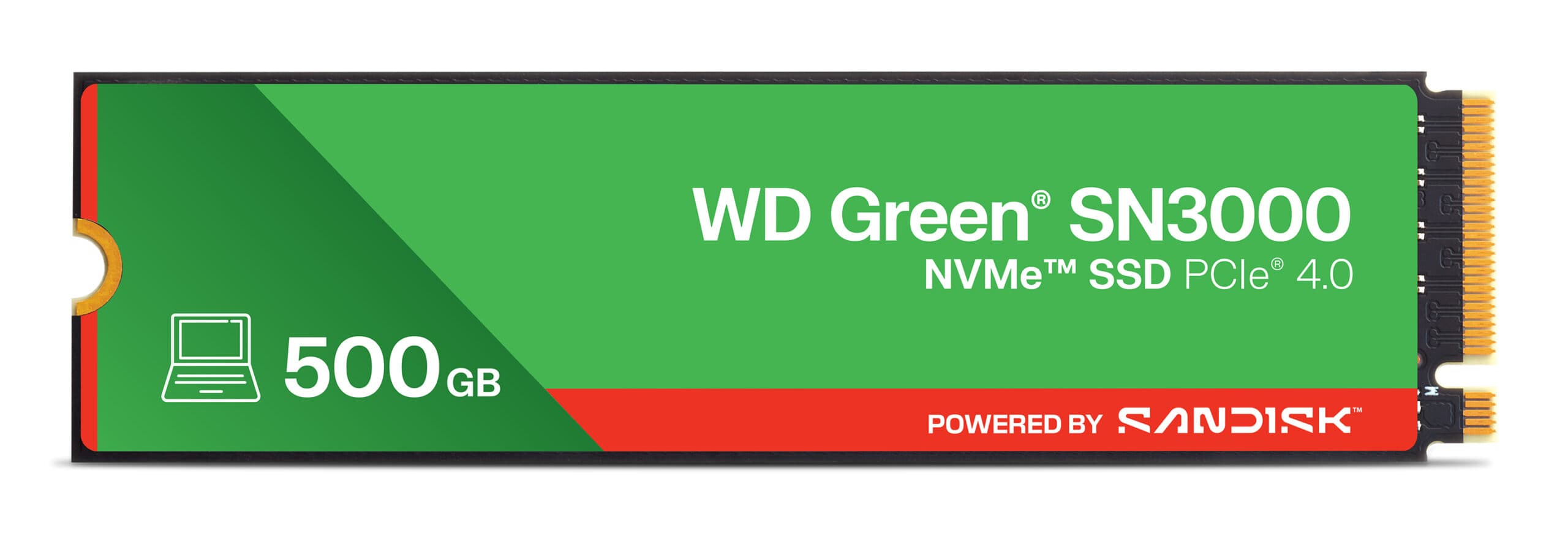 SSD PCIE G4 M.2 NVME 500GB/GREEN SN3000 WDS500G4G0E WDC „WDS500G4G0E”