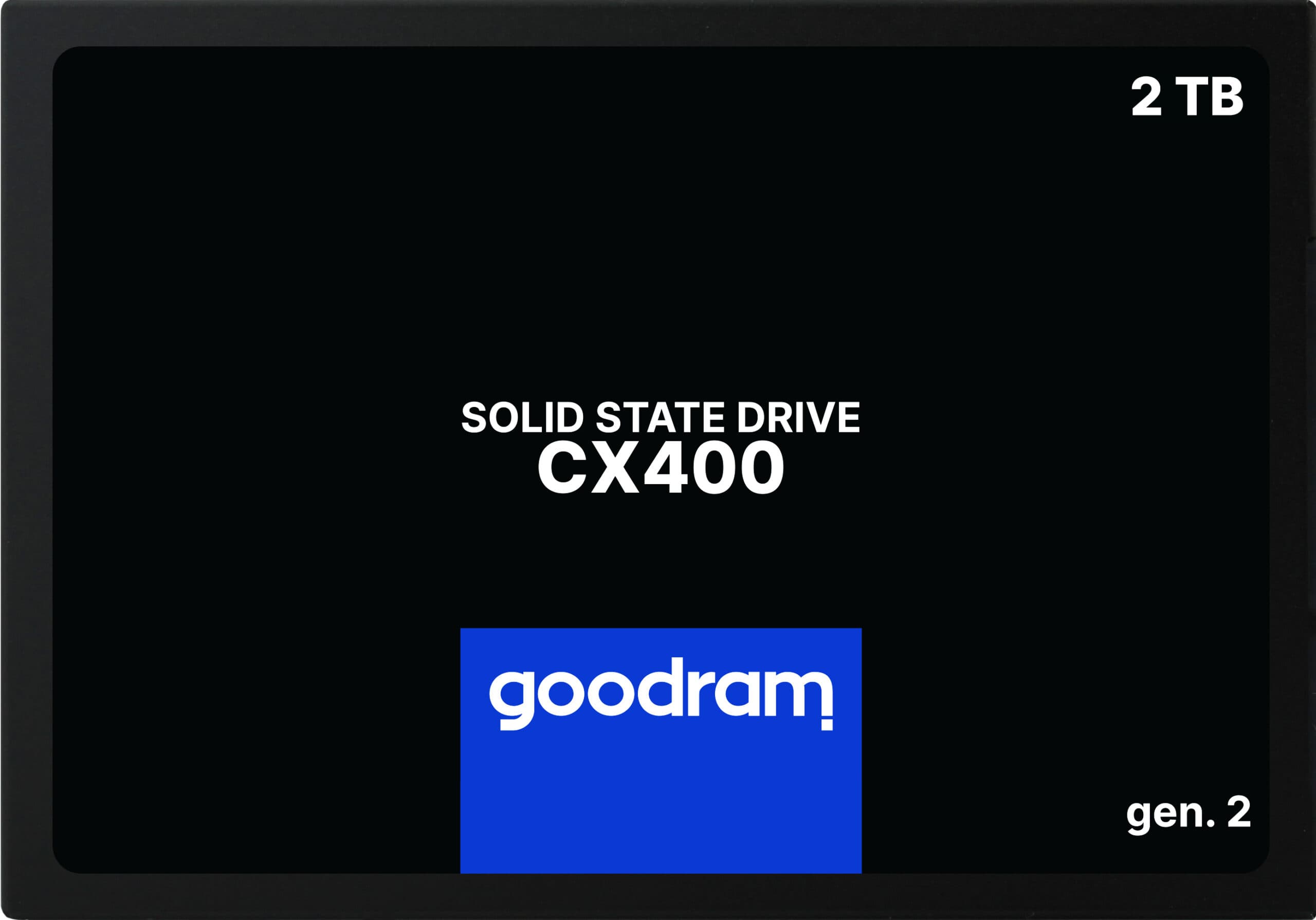 GOODRAM SSD 2TB CX400 G.2 2 - SSDPR-CX400-02T-G2