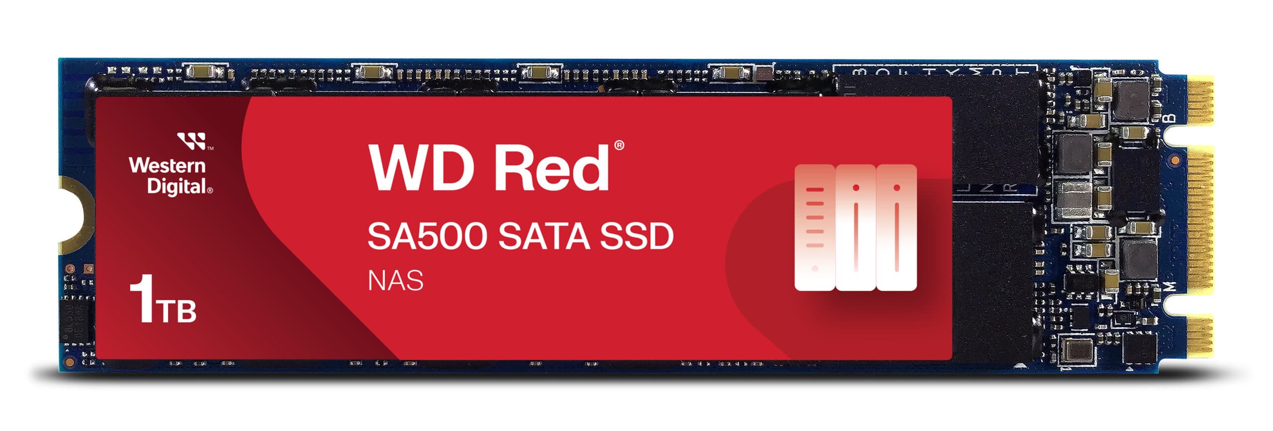 WD Red SSD SA500 NAS 1TB SATA III 6Gb/s M.2 2280 „WDS100T1R0B-68A4Z0”