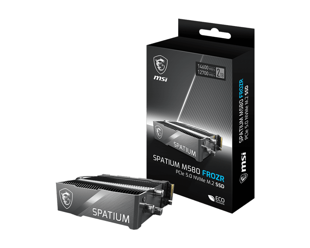 SSD MSI SPATIUM M580 PCIe 5.0 NVMe M.2 2TB FROZR „SPATIUM M580 PCIe 5.0 NVMe M.2 2TB FROZR”
