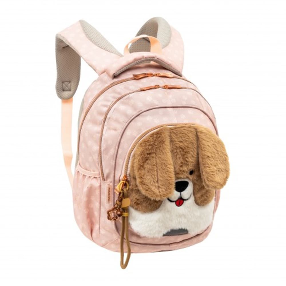 Ghiozdan Astra Fluffy Puppy AB330, 3 compartimente, 39 x 28 x 15 cm
