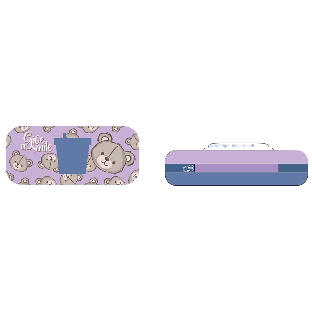 Penar Astra Teddy, 1 compartiment, 3D, spuma EVA, 23.3 x 10 x 4.5 cm