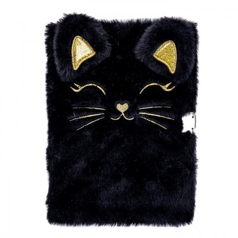 Jurnal Astra Fluffy Kitty Black, A5, 96 file, hartie 70 g, cu lacat si cheie