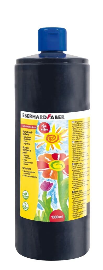 TEMPERA 1000 ML NEAGRA EBERHARD FABER