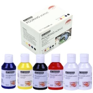 Culori acrilice Magi-Wap, 6 culori x 100ml, PMA06100R-1