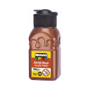 Culori acrilice Nova Color, 100ml, culori metalizate
