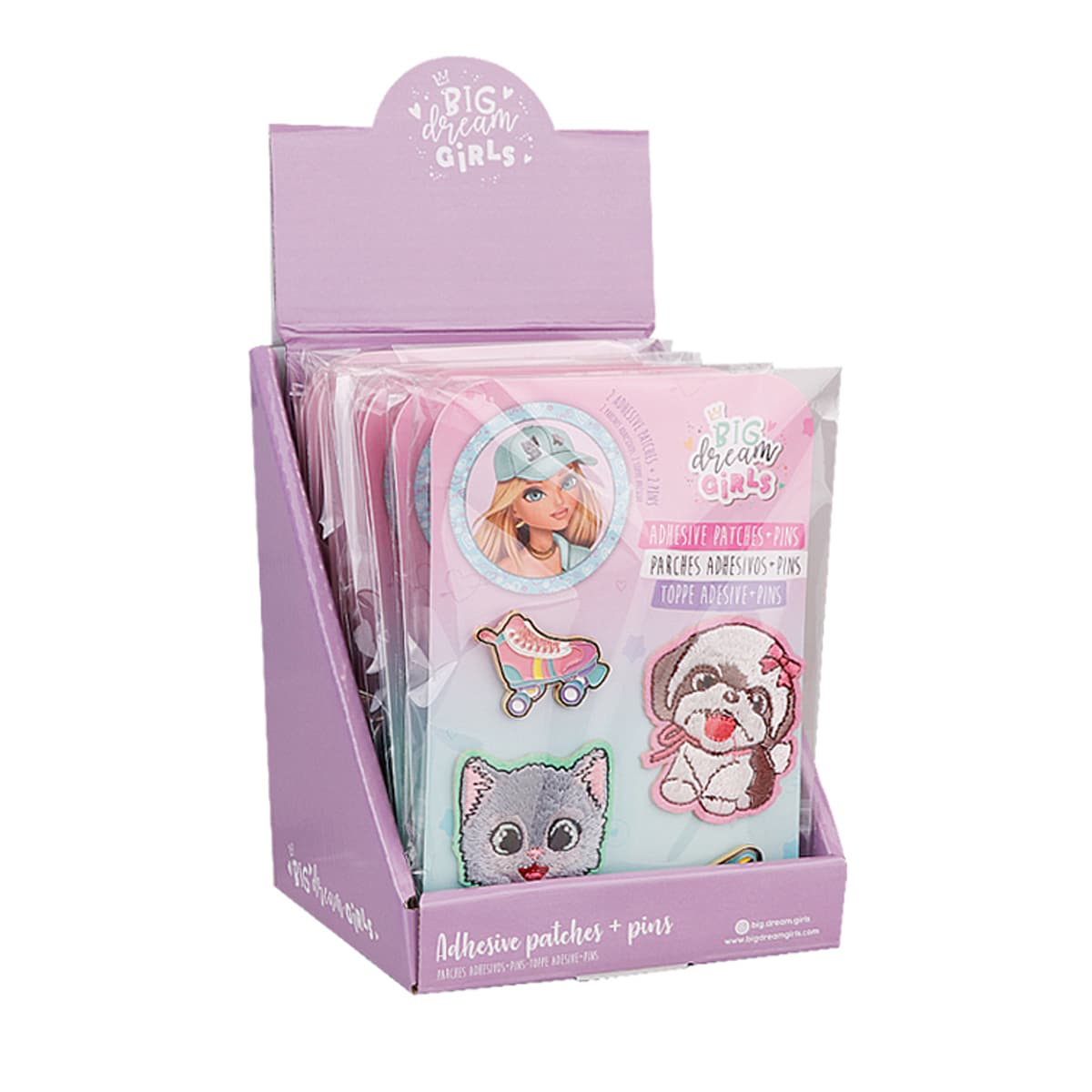 Figurine autoadezive si pinuri Big Dream Girls, design animale