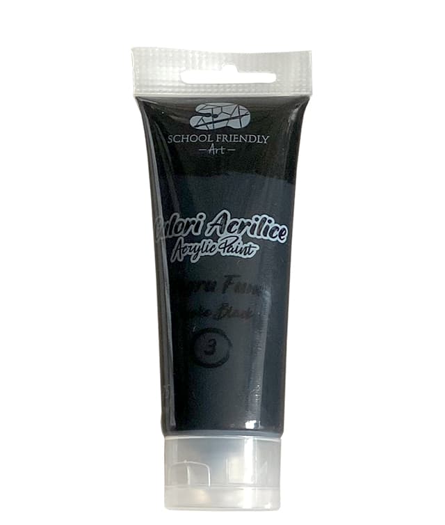 CULORI ACRILICE 75ML NEGRU FUM PREMIUM SF ART PIGNA