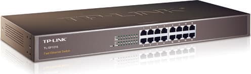 SWITCH TP-LINK 16 porturi 10/100Mbps. carcasa metalica „TL-SF1016” (timbru verde 2 lei)