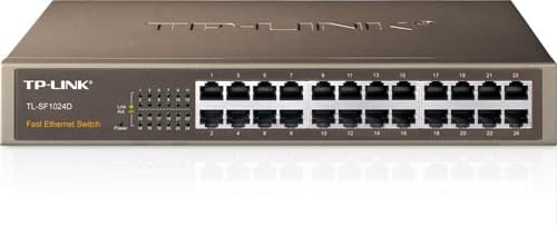 SWITCH TP-LINK 24 porturi 10/100Mbps. carcasa metalica - TL-SF1024D