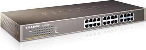 SWITCH TP-LINK 24 porturi 10/100Mbps. carcasa metalica. rackabil „TL-SF1024” (timbru verde 2 lei)