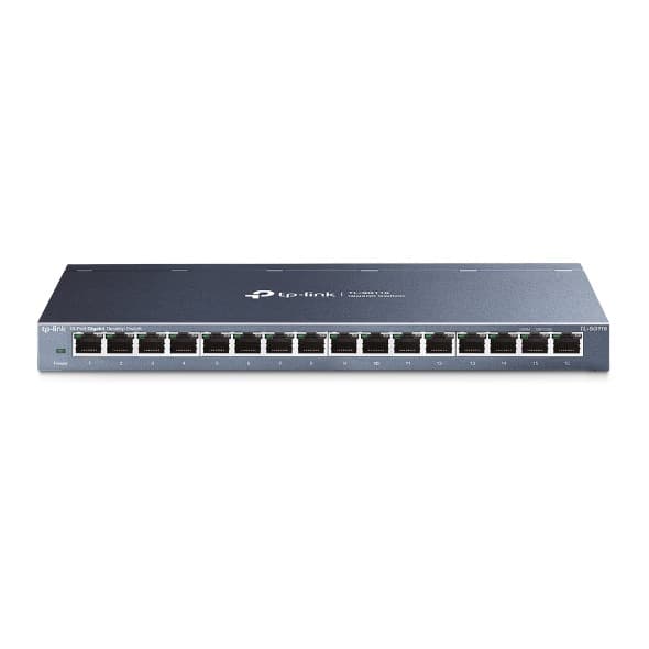 SWITCH TP-LINK 16 porturi Gigabit. carcasa metalica „TL-SG116” (timbru verde 2 lei)