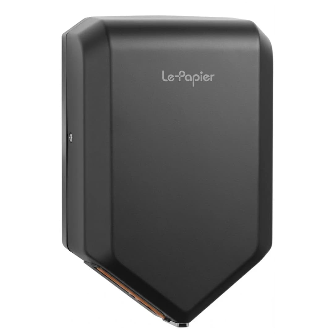 Uscător de mâini profesional LePapier Dual Blade+, negru – Filtru HEPA