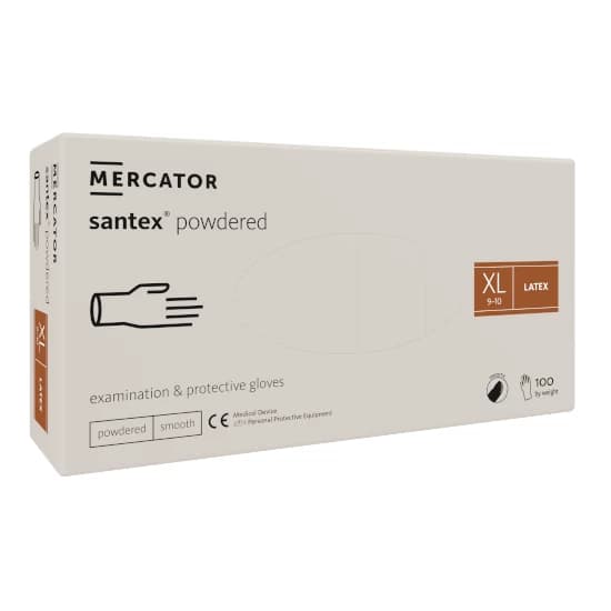 Manusi protectie/ examinare latex, marime XL, 100 buc/set