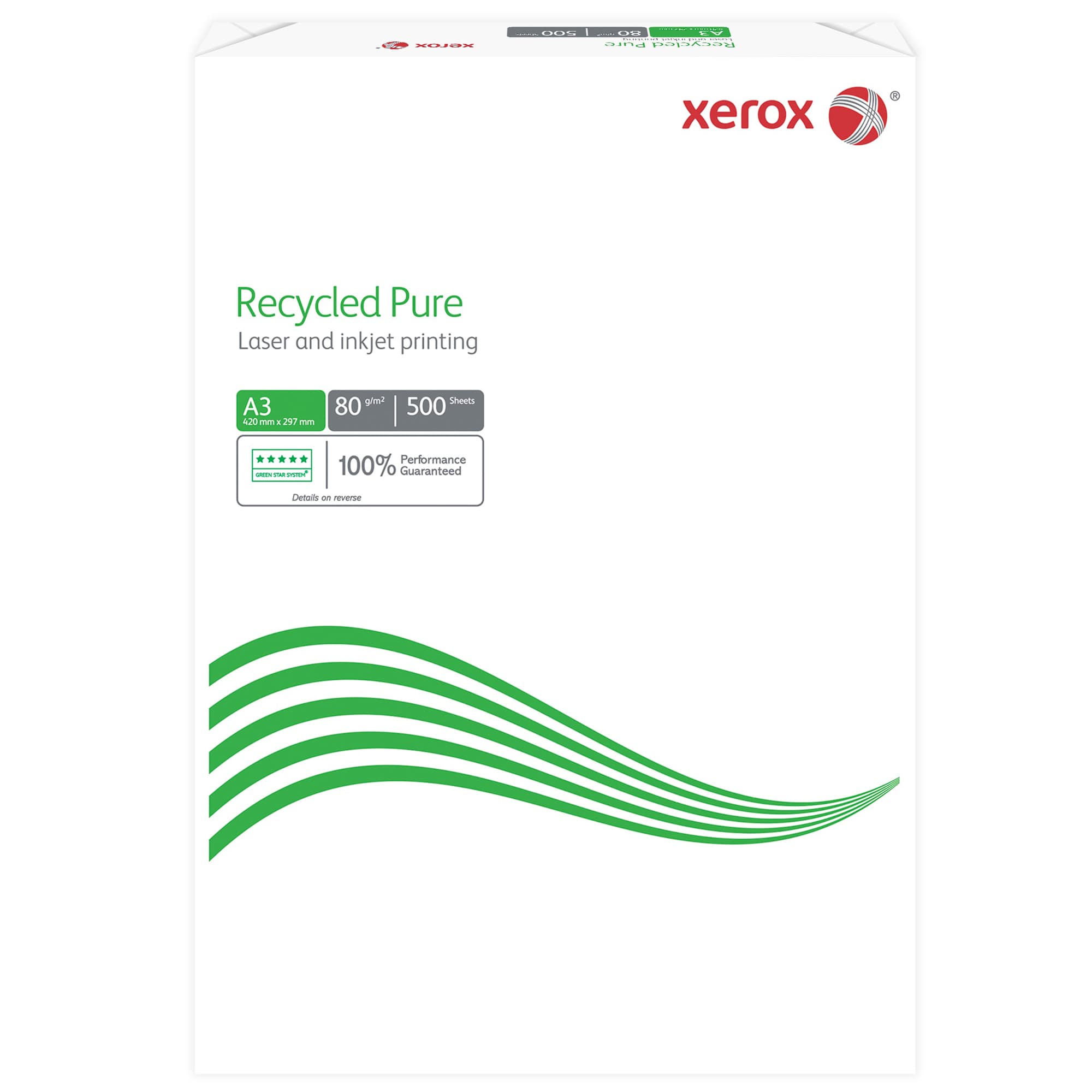 HARTIE COPIATOR A3 RECYCLED PURE 80G 500/TOP XEROX