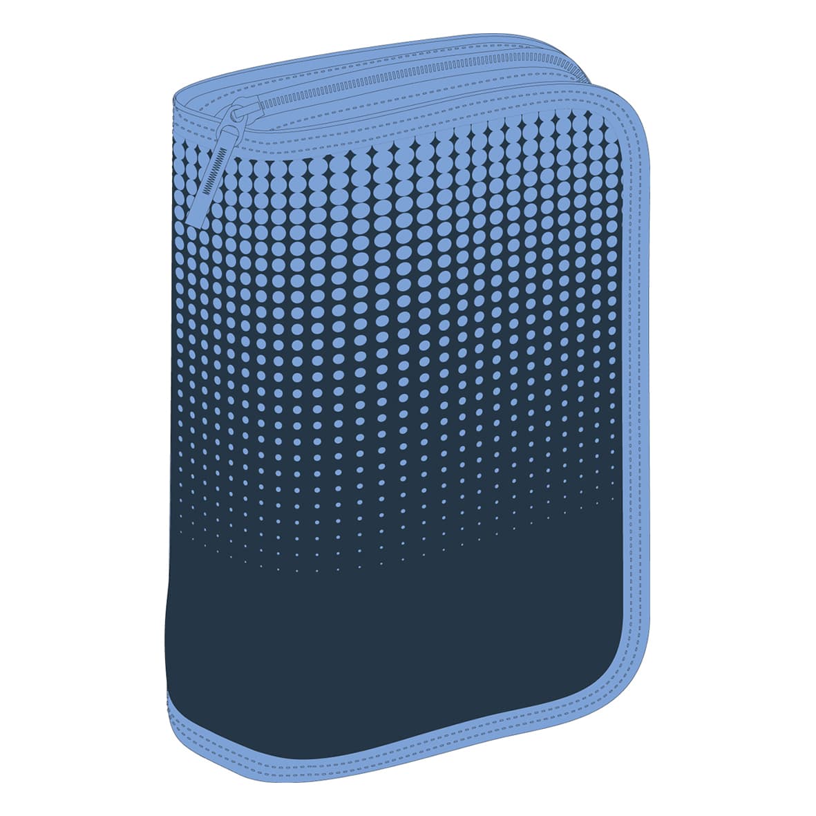 PENAR ECHIPAT 31 PIESE 1 FERMOAR 2 EXTENSII DOTS BLEU PIGNA