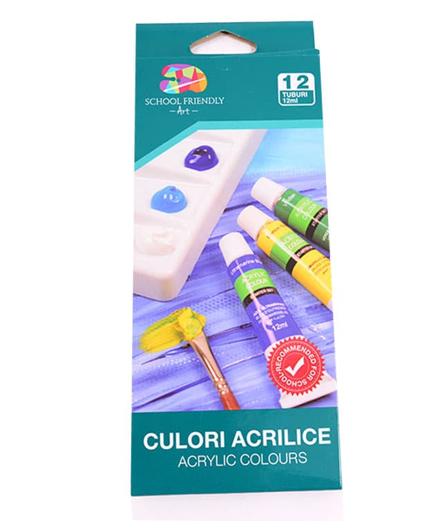 CULORI ACRILICE 12/SET 12ML PIGNA