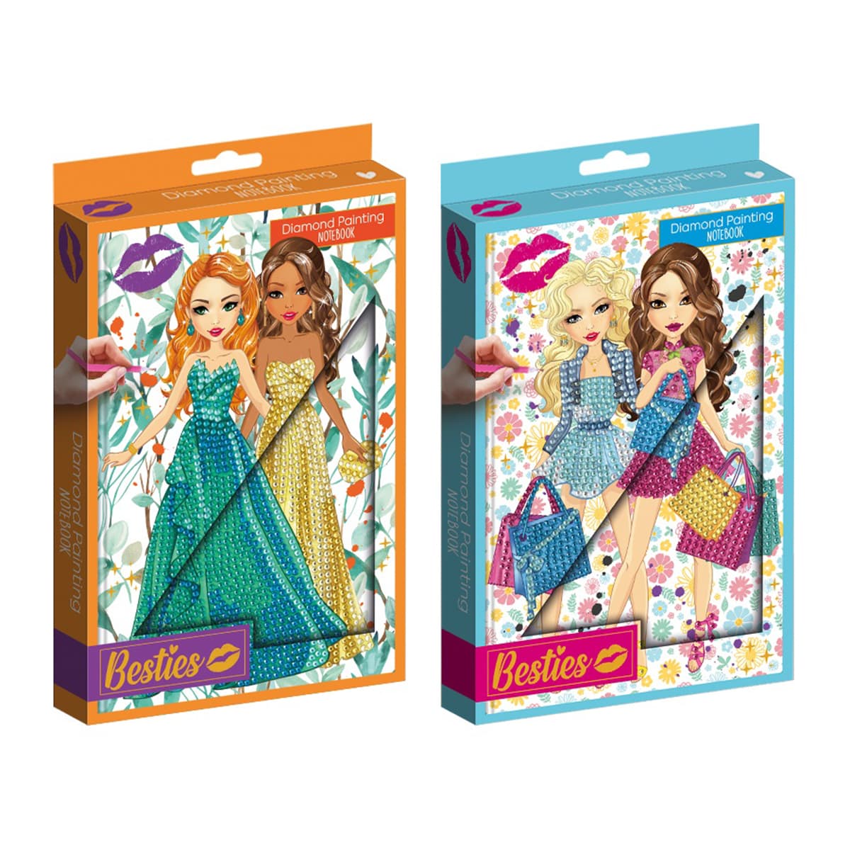 Agenda Creative Craft, A5, pictura cu diamante, diverse modele