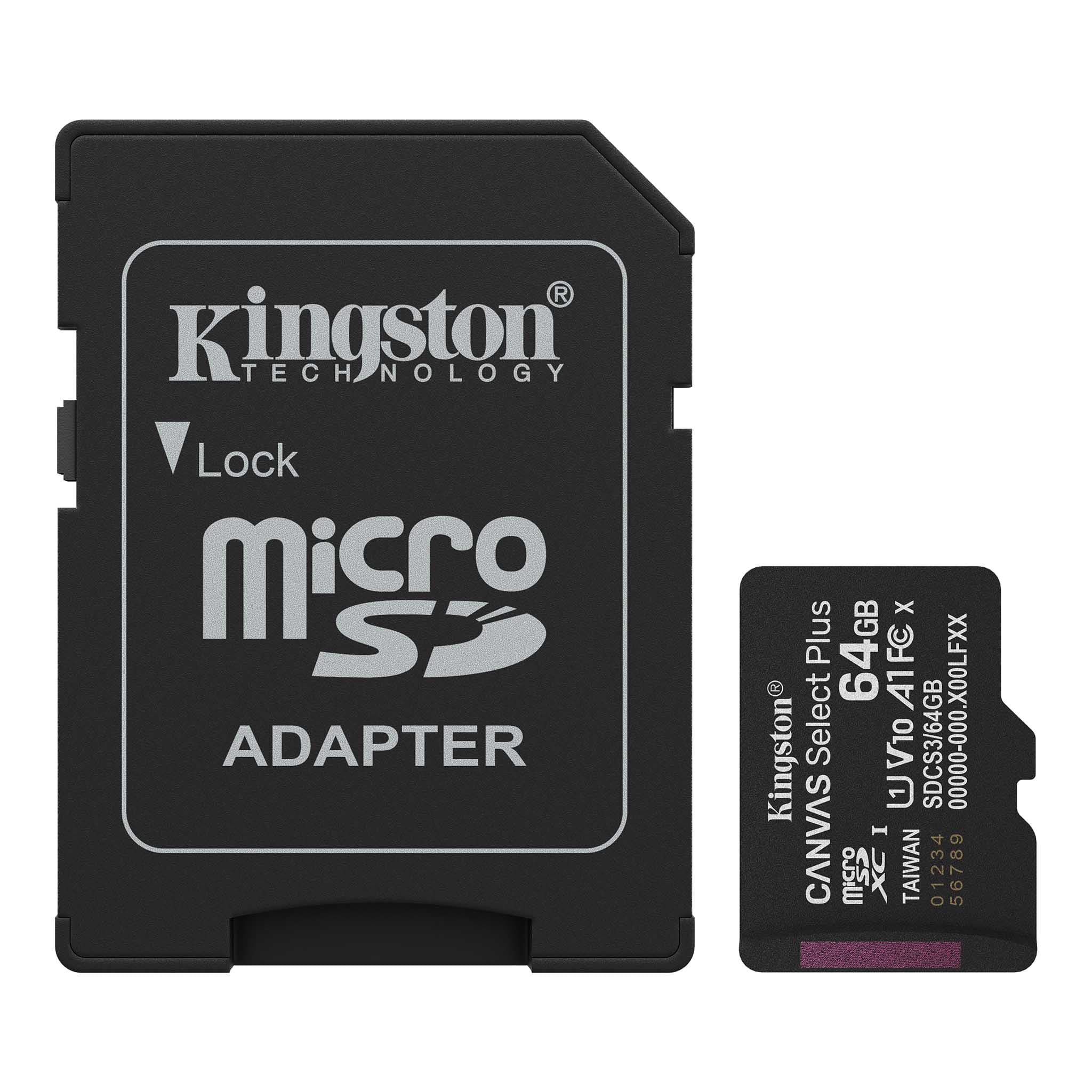 MEMORY MICRO SDXC 128GB UHS-I/W/ADAPTER SDCS3/128GB KINGSTON „SDCS3/128GB” (timbru verde 0.03 lei)