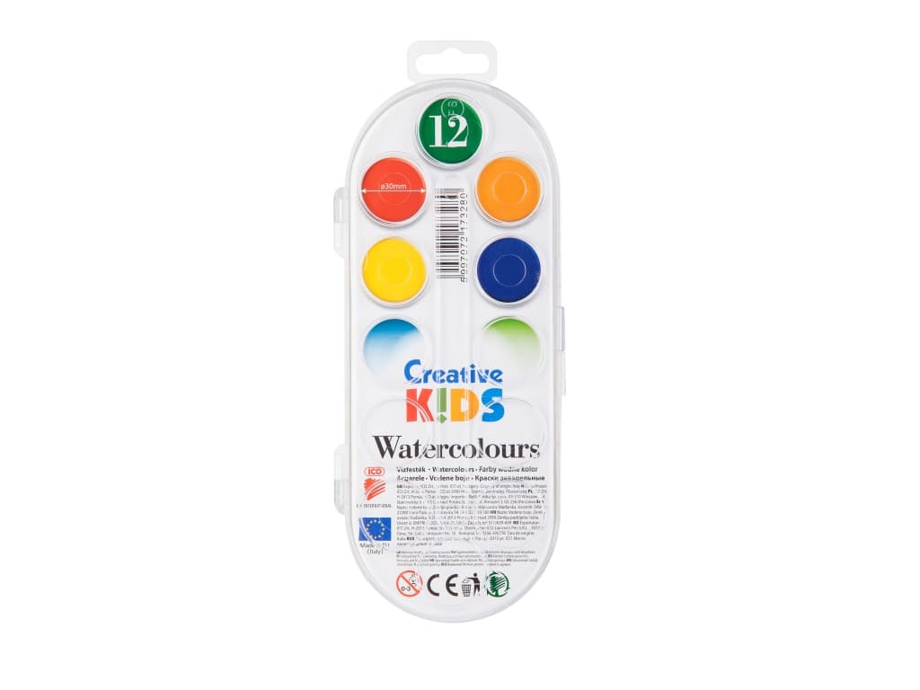 Acuarele 28 mm ICO 12/set