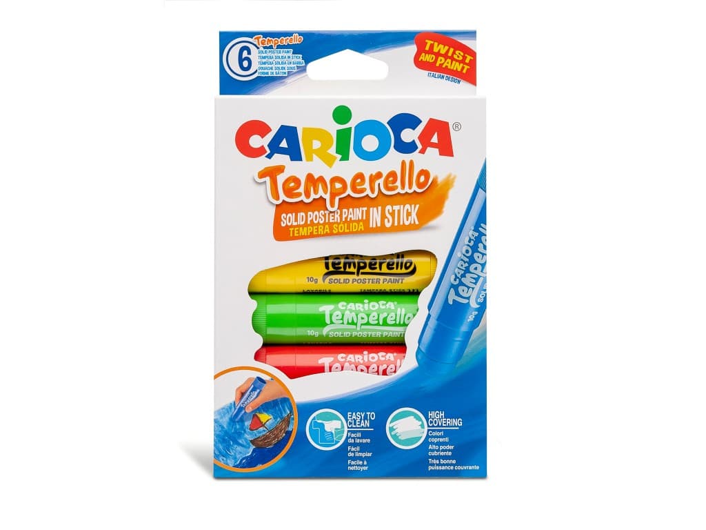 Creion-tempera Temperello Carioca 6/set