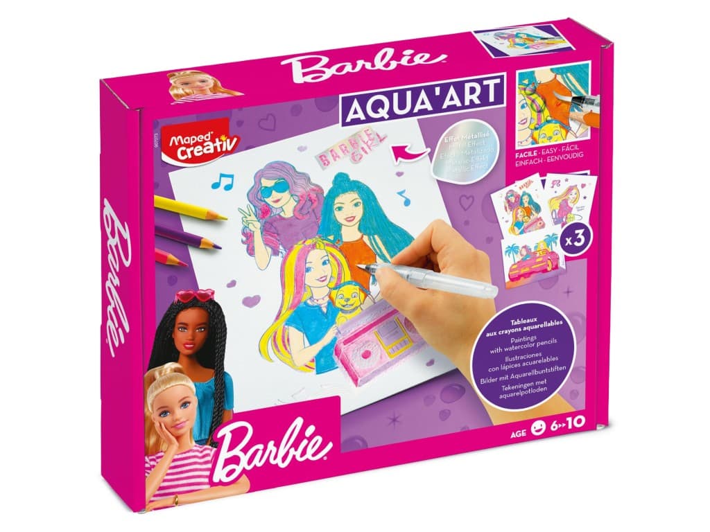 Set creativ Maped Barbie Aqua’Art