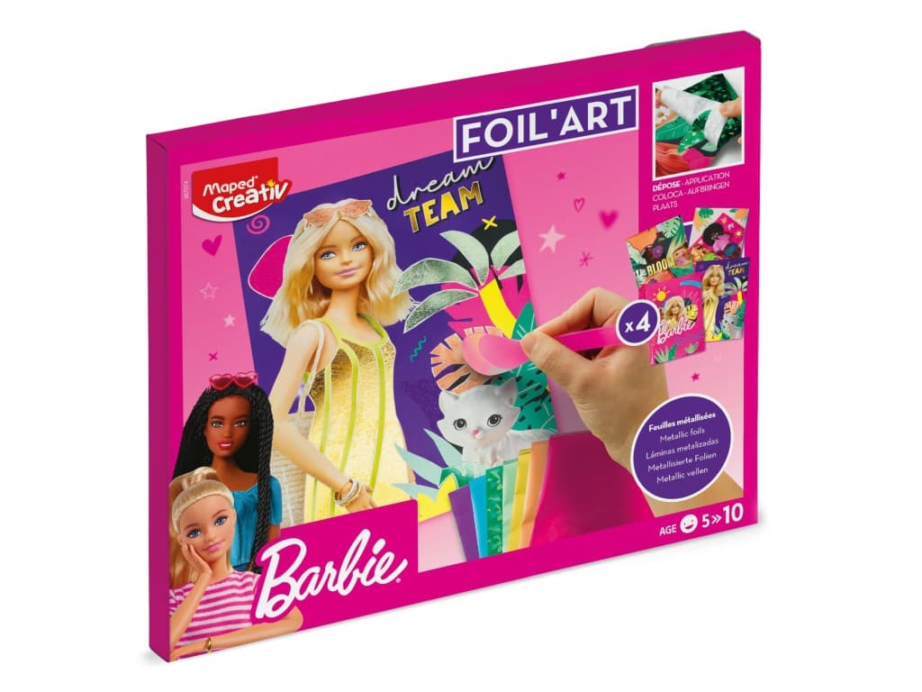 Set creativ Maped Barbie Foil’Art