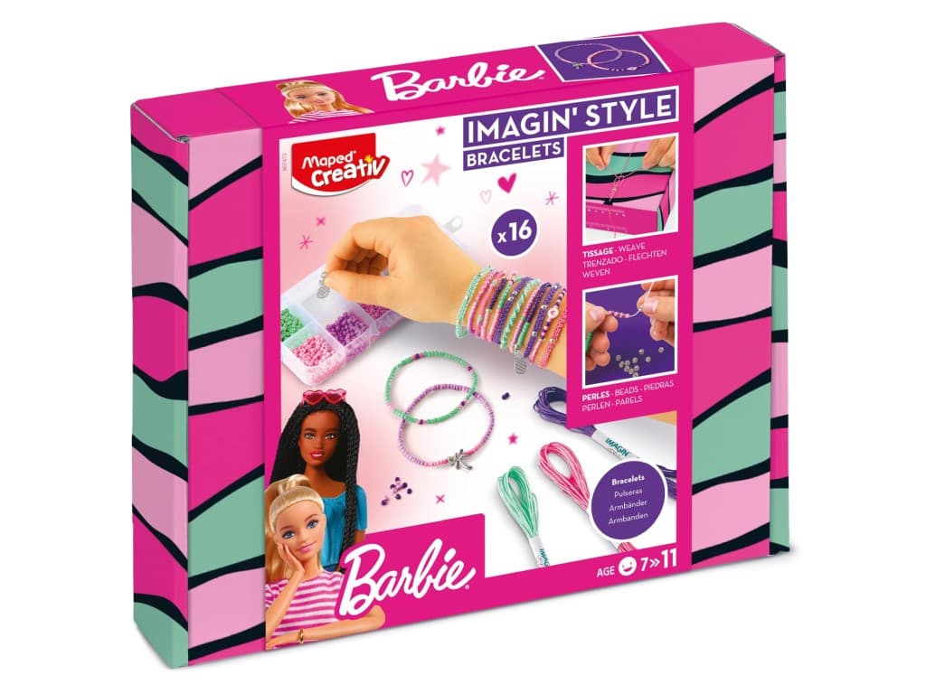 Set creativ Maped Barbie Imagin’Style Brățări