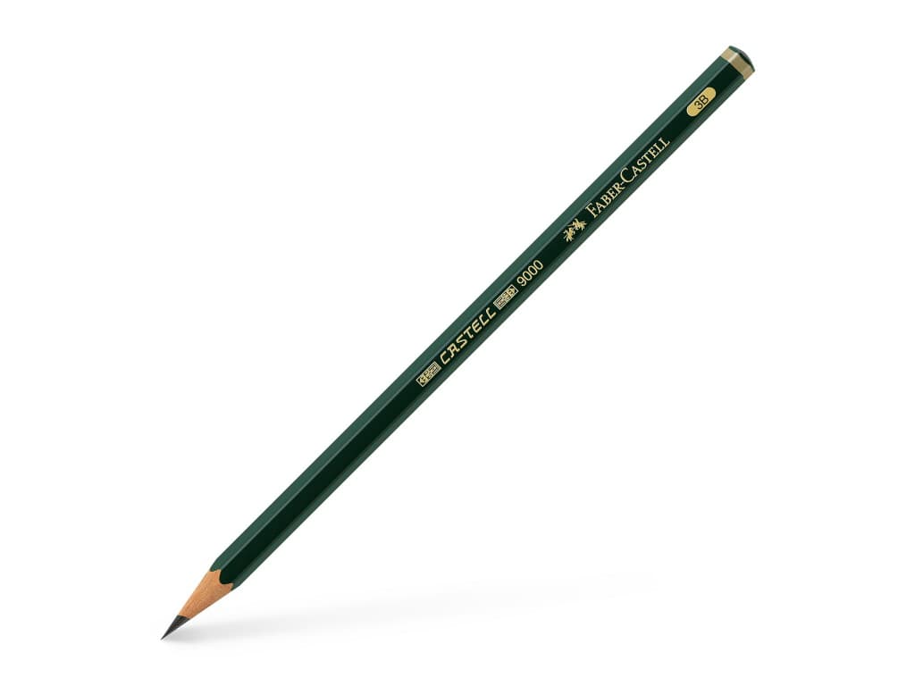 Creion grafit 3B hexagonal Castell 9000 Faber-Castell